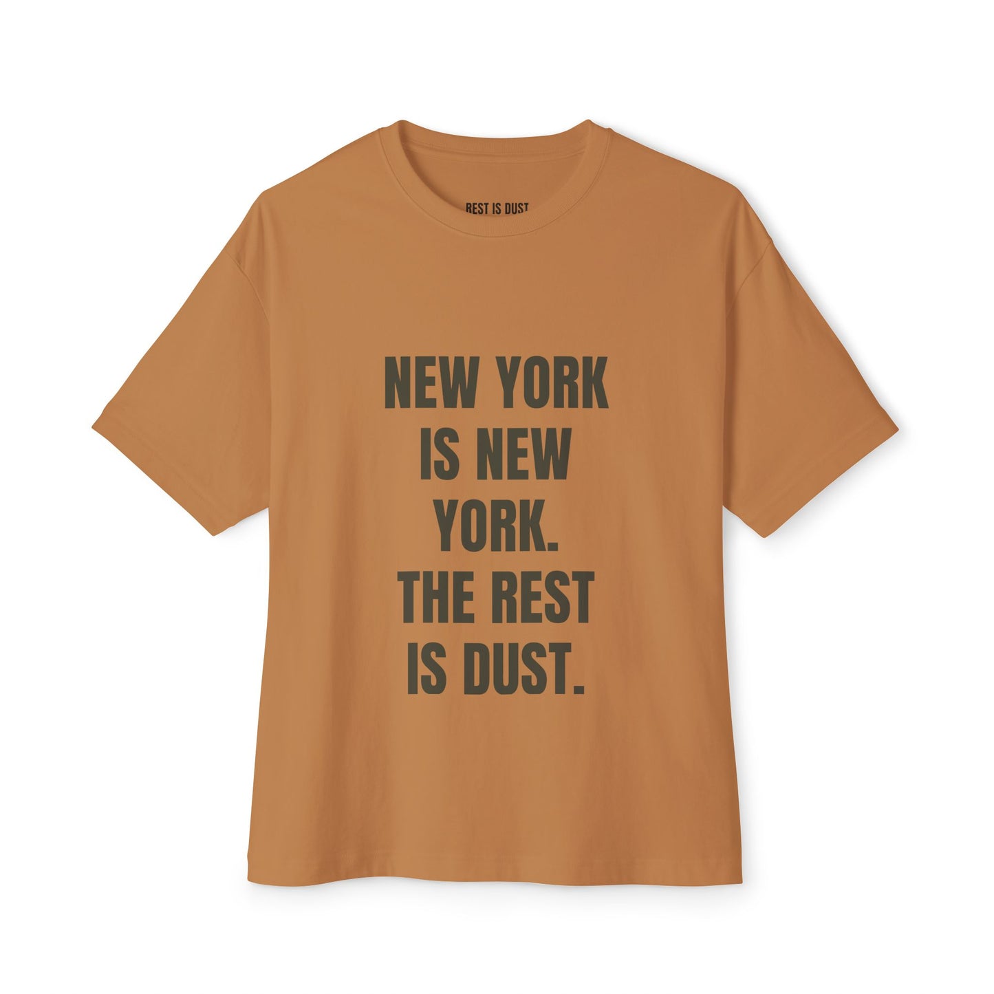 New York City Pride Shirt with 'NEW YORK IS NEW YORK. THE REST IS DUST'